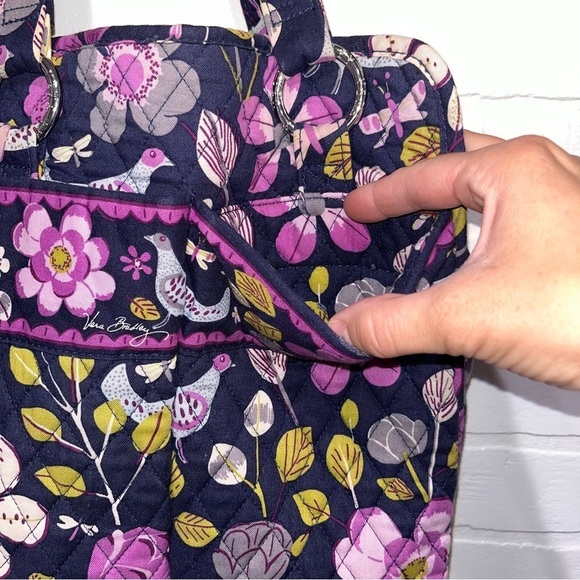 Vera Bradley Shoulder Tote Bag w/Two Magnetic Front Pocket - Picture 5 of 15